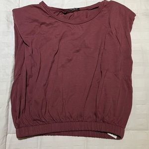 Zara crop top with elastic band